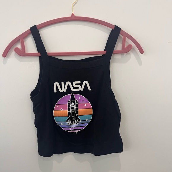 Tops - Black NASA Tank Top